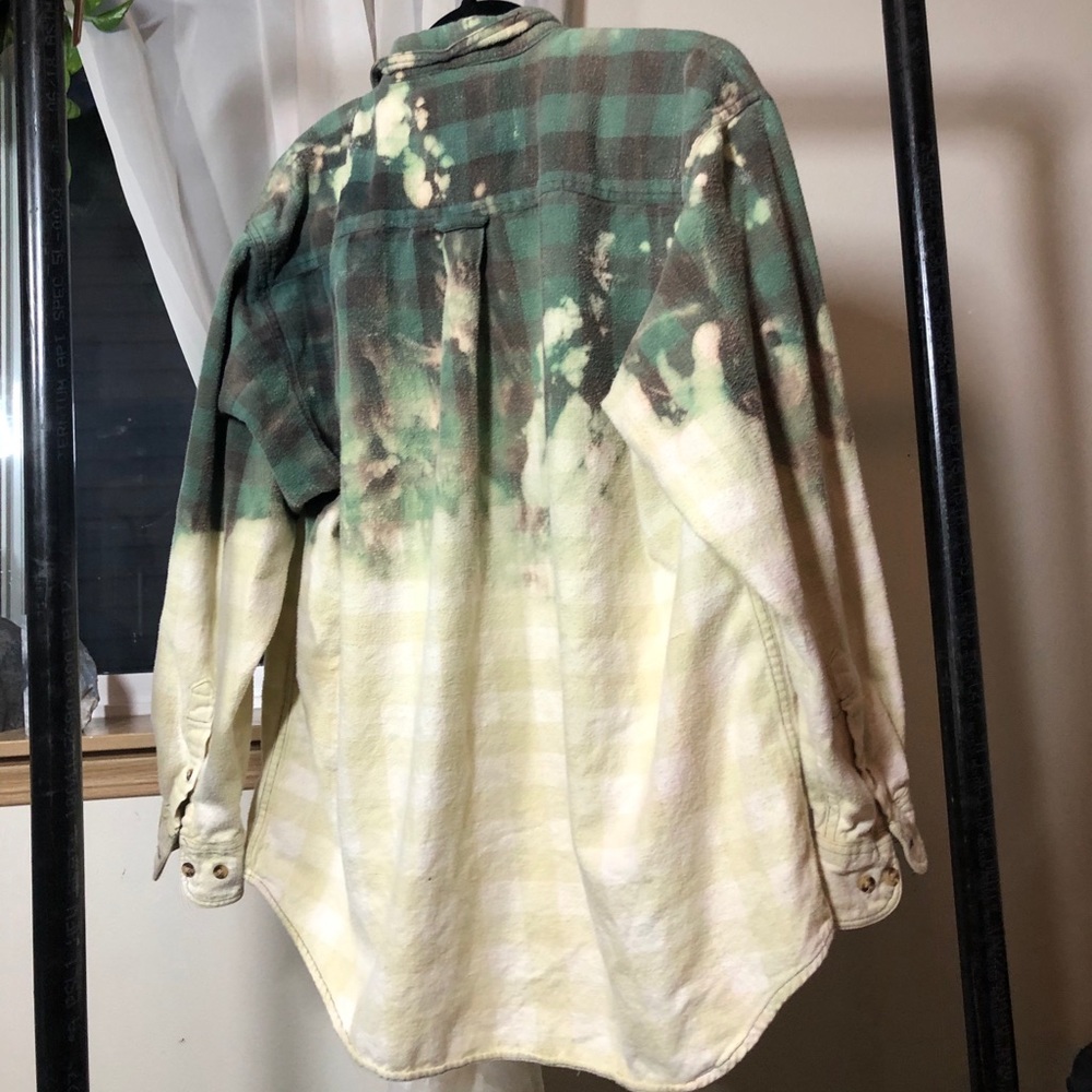 Hand bleached flannel